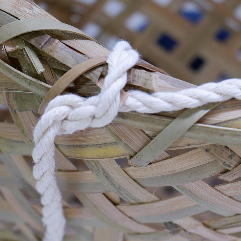 腰篭 小判型 ひも付 収穫かご 腰かご 籠 竹製 45056 小柳産業 H |  | 04