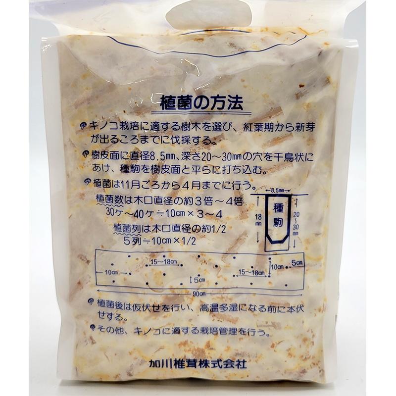 500個入 種駒 なめこ KM-86号 丸棒型 食用きのこ菌 キノコ なめこ菌 ナメコ 加川椎茸 米S DZ 返品不可 | 加川椎茸 | 01