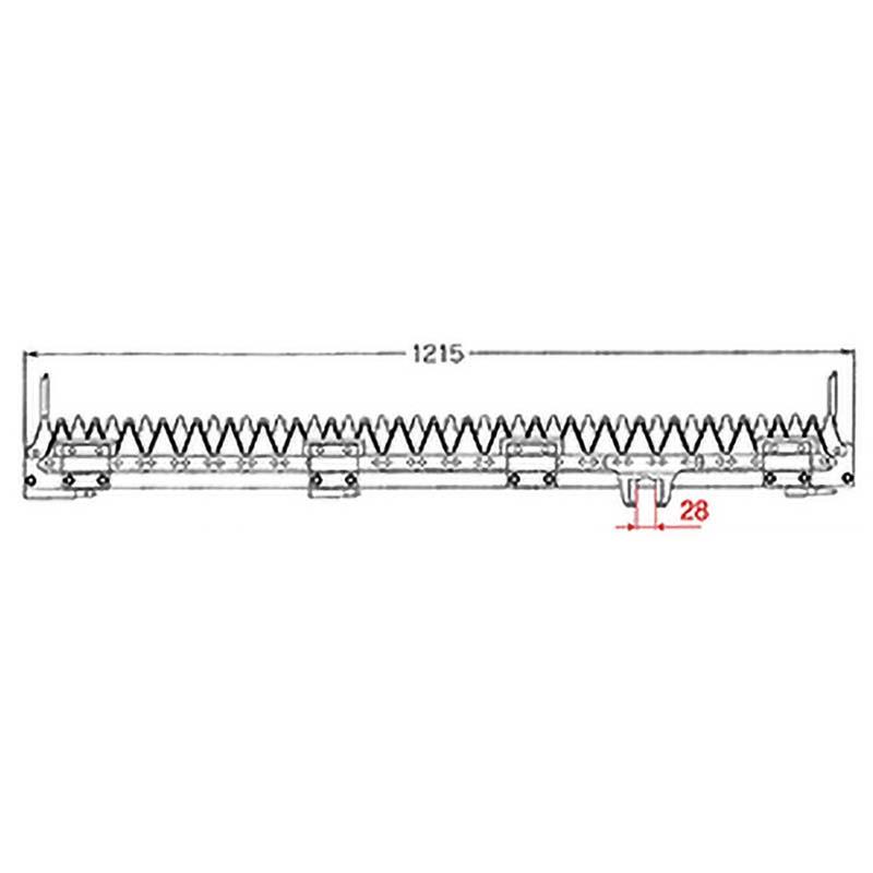 nashim コンバイン刈刃 K クボタ シングル3条 6121 R1-22 R1-24 R1-30 R1-241 R1-261 R1-301 SR-25 SR-30 SR-265 SR-315 ナシモト オK 代引不可 | 