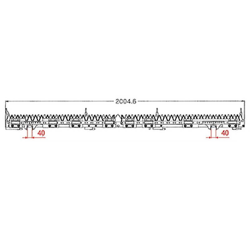 nashim コンバイン刈刃 K クボタ L・R分離 6条 金具付 6289 AR-80 AR-90 AR-98 ARN-690 ARN-698 ナシモト オK 代引不可 | 