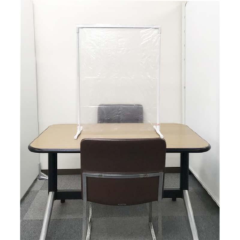 6個 飛沫防止スタンド W635×H792mm 市販ごみ袋活用 45L 簡単組立 3点パーツ カ施 本州限定価格 個人宅配送不可 代引不可 | 