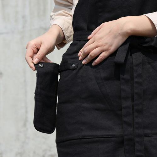 ブラック2WAY ラップ ロング エプロン 黒 FL-B ガーデニング ワークエプロン ガーデン 農作業 レディース 女性用 園芸 農作業着 おしゃれ 三冨D |  | 04