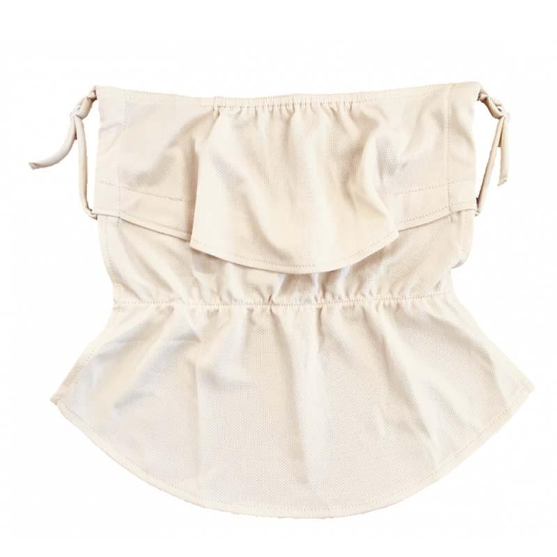 ベージュ ひんやり爽快マスク UVカット 紫外線対策 涼感 マスク ガーデニング 園芸 アウトドア 槍木産業 うつぎ産業 カ施 代引不可 | 