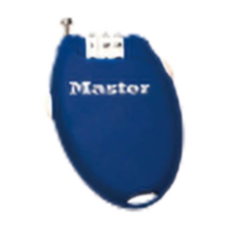 マスターロック ダイヤル式 リトラクトケーブルロック ブルー 4603JADBLU ケーブルロック 防犯 盗難防止 Master Lock アMD | 