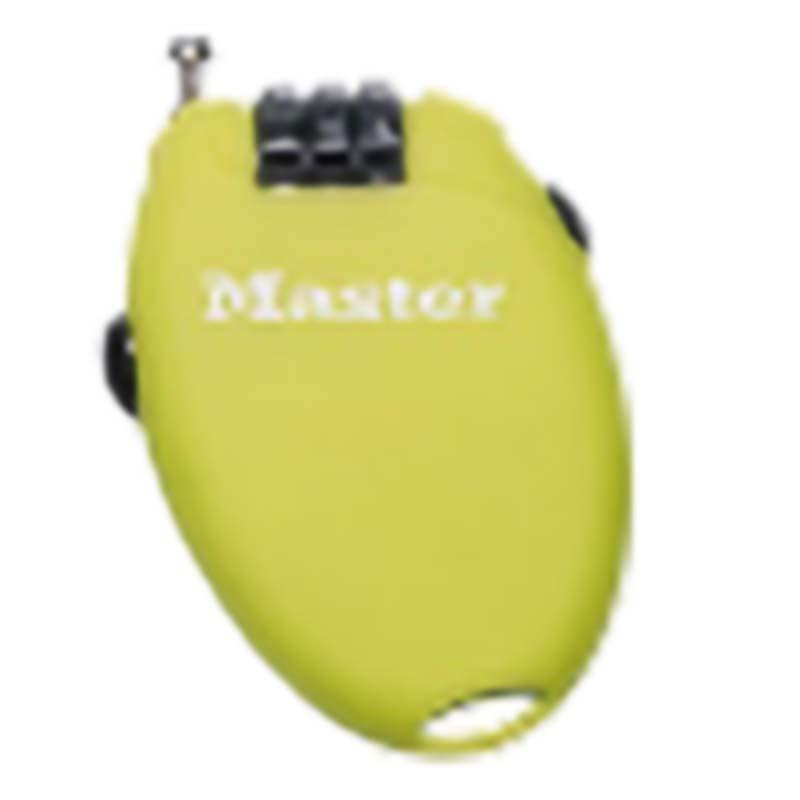 マスターロック ダイヤル式 リトラクトケーブルロック グリーン 4603JADGRN ケーブルロック 防犯 盗難防止 Master Lock アMD | 