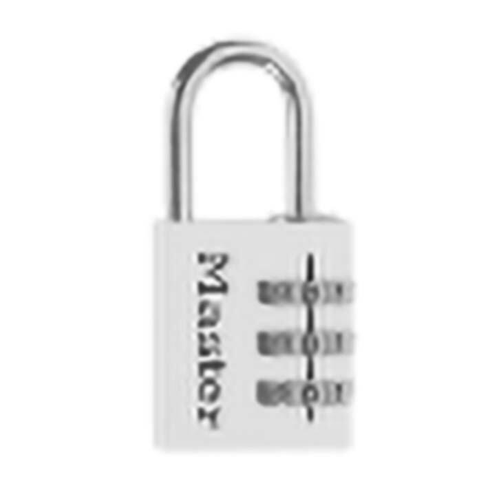 マスターロック ナンバー可変式 南京錠 ホワイト 630JADWHT アルミ製 防犯 Master Lock アMD | 