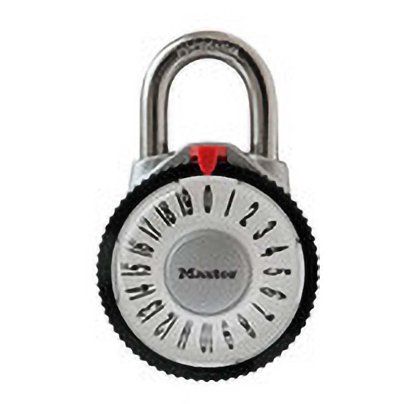 マスターロック ダイヤル式 南京錠 拡大レンズ付 シルバー 1588JADSLV レンズ付 ダイヤル 防犯 Master Lock アMD | 