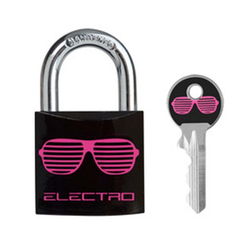 マスターロック 南京錠 シリンダー式 プリントパターン 3430EURDELEC 南京錠 防犯 Master Lock アMD | 