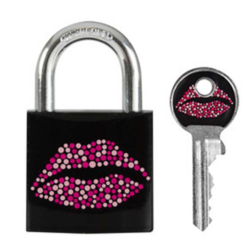 マスターロック 南京錠 シリンダー式 プリントパターン 3430EURDKISS 南京錠 防犯 Master Lock アMD | 