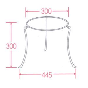 DXボールプランタースタンド 直径30mm×30H cm No.176 小KD |  | 02