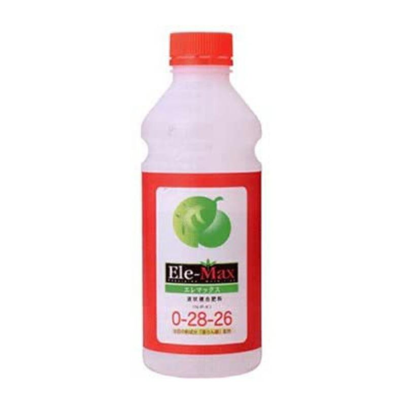 エレマックス 0-28-26 赤ラベル 葉面散布タイプ 1L ファイトクローム 肥料 液状複合 花芽 成熟 促進 収量 日持ち 果物 野菜 作物 農業 農園 園芸 畑 新ク D | 