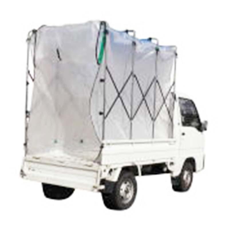 ホロコン 折りたたみ式 もみがらコンテナ 軽トラック用 3反歩型 HA-162S シートタイプ 籾殻 運搬 コンテナ 折畳み式 イガラシ機械工業 オK 代引不可 | 