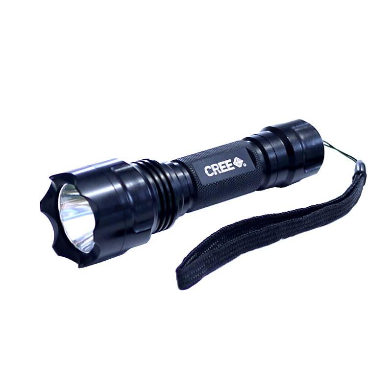 CREE 7W LEDルミナスライト 充電セット 充電器+青充電池 LED ハンドライト ペンライト サーチライト 懐中電灯 キャンプ アウトドア 防災 防犯 釣り 渋Y H |  | 01