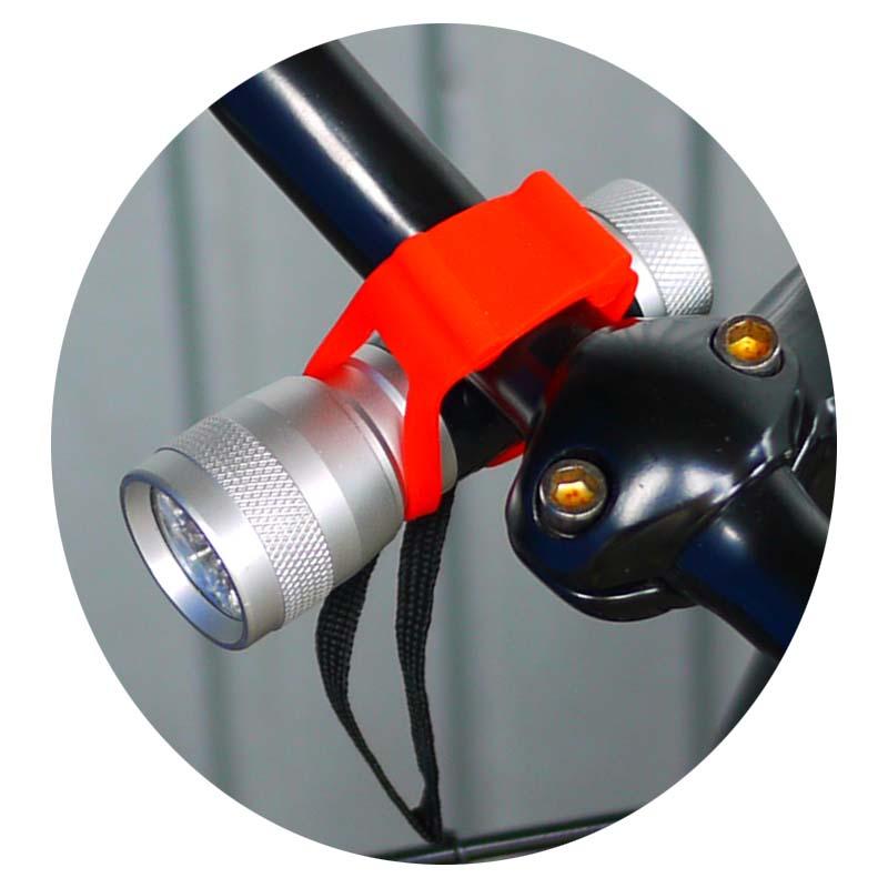 自転車用 シリコンアタッチメント ライト 装着 アタッチメント サイクリング バイク 自転車 安全 渋Y H |  | 01