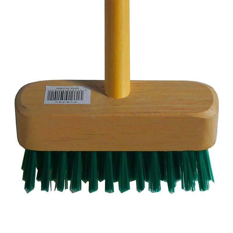ナイロンデッキブラシ 木柄 ナイロン ブラシ 清掃 掃除 清掃用品 掃除用品 屋外 渋Y H |  | 01