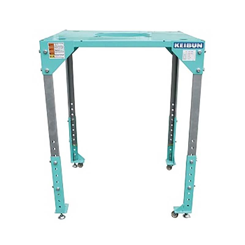 フレコンテーブル FCT-1000 啓文社 キャスター付き 高さ調整可 土入れ作業 に 啓文社 オK個人宅配送不可 代引不可 | 