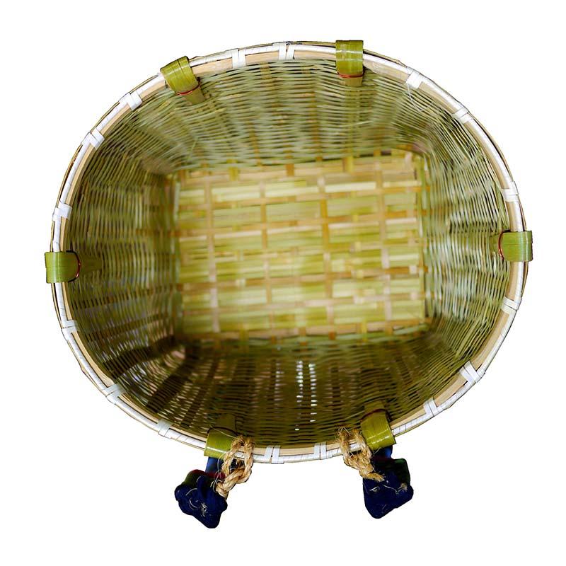 竹製 背負いかご 丸型 大 ワイド 広口 背負いカゴ 背負い籠 収穫 山菜かご 山菜採り きのこ 渋Y H |  | 02