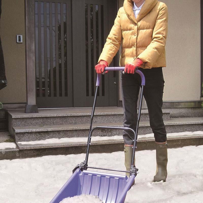 コンパル TATAMU ダンプ ハンディー 折り畳み式 雪押し 雪ハネ 雪用品 雪対策 除雪 雪かき スノーダンプ アサノヤ産業 D_1