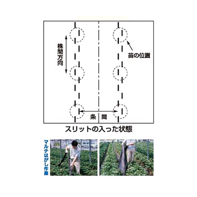 ハラックス マルチスリッター いちご用マルチ穴明け機 NH-1800W 条間幅広対応タイプ マルチ幅180cm以下用 防J 個人宅配送不可 代引不可 | HARAX | 01