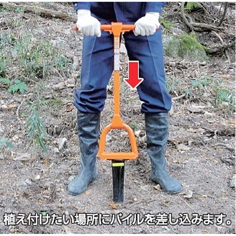 モーラー コンテナ苗用 300cc GM50-200 植林用穴あけ器 植栽サイズ サンエー 代引不可 |  | 01