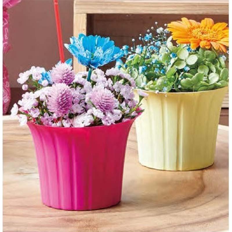 10個 マカロンカップ MOI-673 φ11×H8cm フラワーベース フラワーアレンジメント ポット 花器 花材 花資材 松K 代引不可 |  | 01