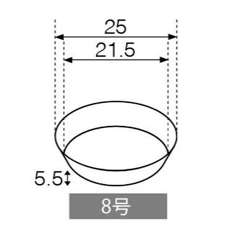 パオ受皿 8号 125-10508 フラワーベース ポット 受け皿 花材 花器 花瓶 松K 代引不可 |  | 01