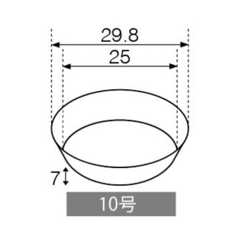 パオ受皿 10号 125-10510 フラワーベース ポット 受け皿 花材 花器 花瓶 松K 代引不可 |  | 01