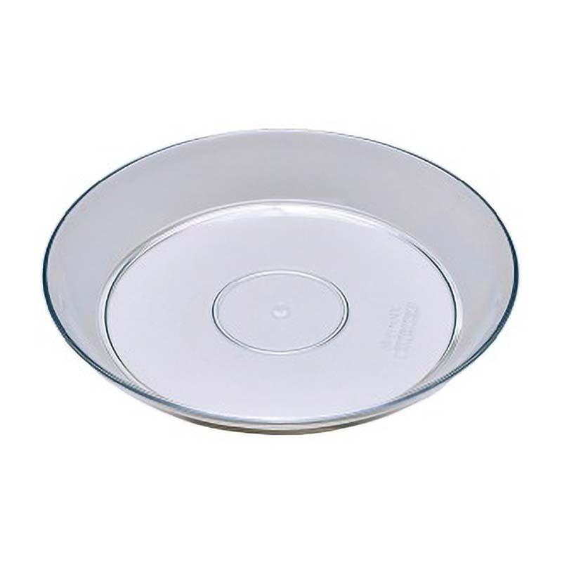 クリアプレート 4号 クリア 150-3540-0 フラワーベース ポット 受け皿 花材 花器 花瓶 松K 代引不可 | 