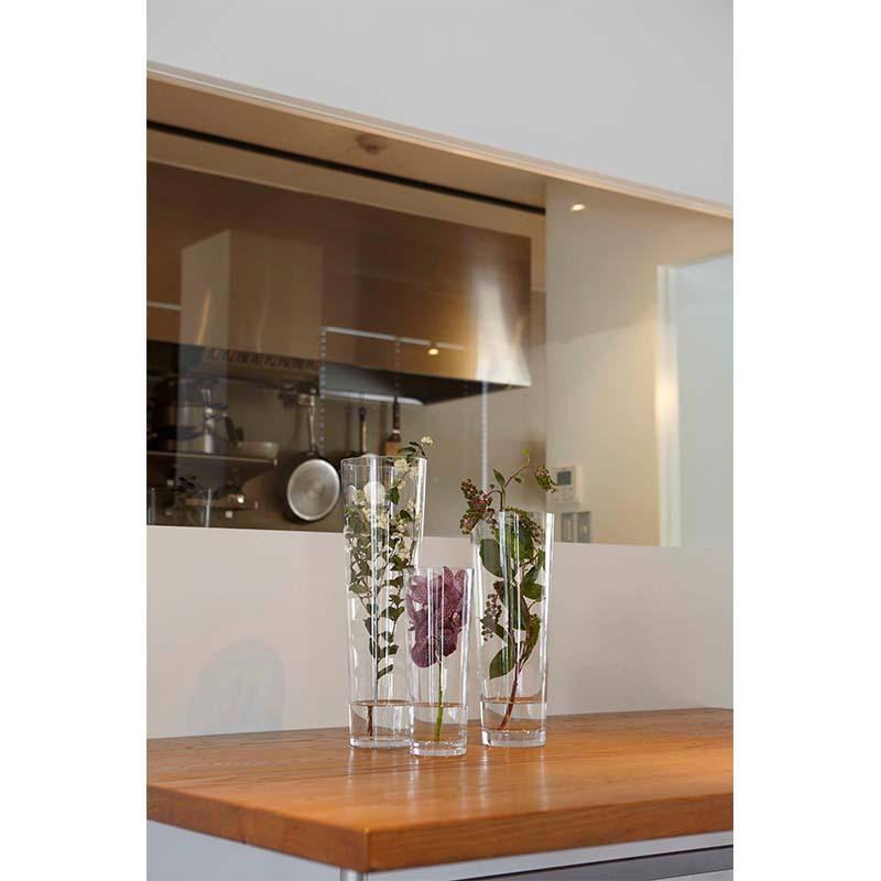 グラス・ストレート・アール GLASS straight-R 778-024-000 直径19×40cm ガラス フラワーベース ガラスベース 花材 花器 花瓶 アレジメント 松K 代引不可 |  | 01