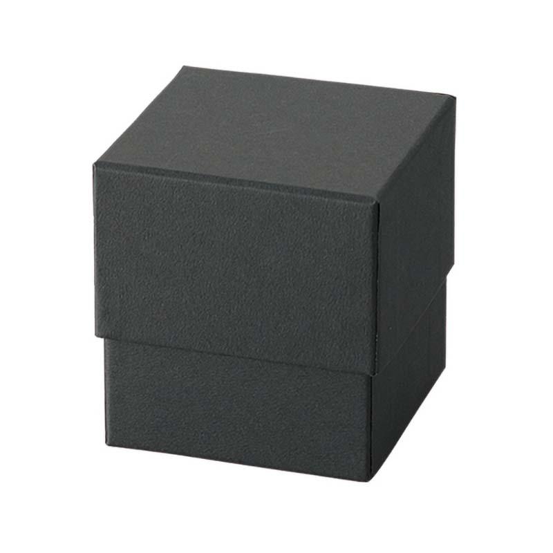 デザインBOX ギフト 80 ブラック 8×8.5cm ボックス 箱 ラッピング プレゼント ギフト フラワーアレンジ 花材 松K 代引不可 | 