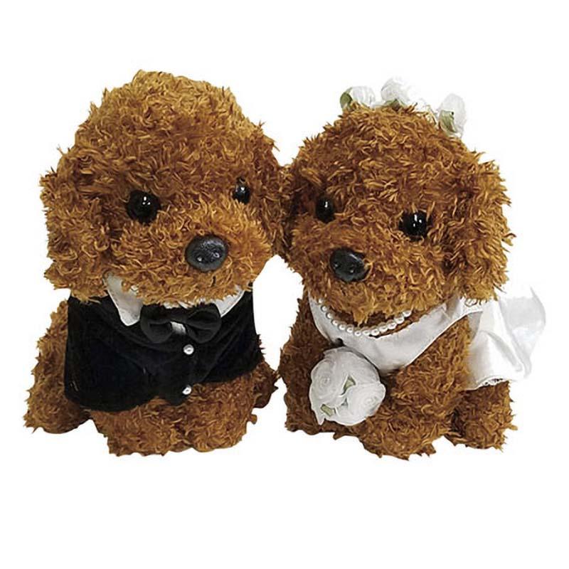 プレミアムパピー ウエディングドール トイプードル レッド 189-530321-0 ぬいぐるみ マスコット 犬 ウェルカムドール 松K 代引不可 | 