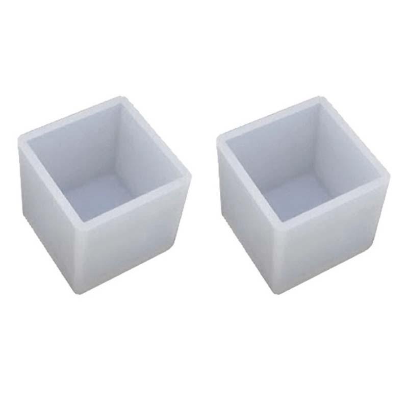 2個入 シリコンモールド キューブ 35mm 759-602551-0 シリコン 型 ハーバリウム 花材 花資材 松K 代引不可 | 
