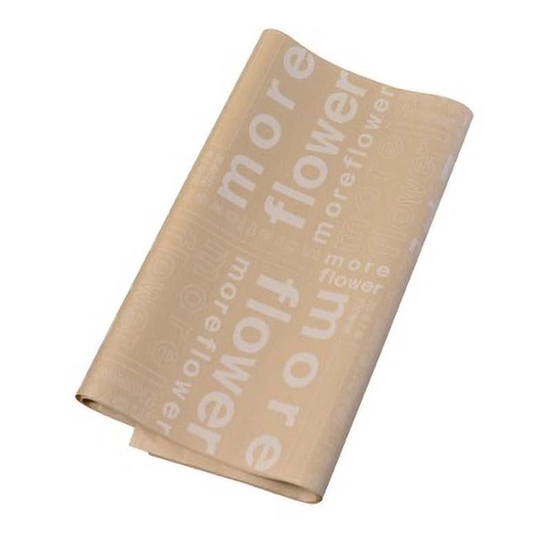 50枚 包装紙 クラフト モアフラワー 160-7008-3 ラッピング ギフト 花束 包装 花材 花資材 松K 代引不可 | 