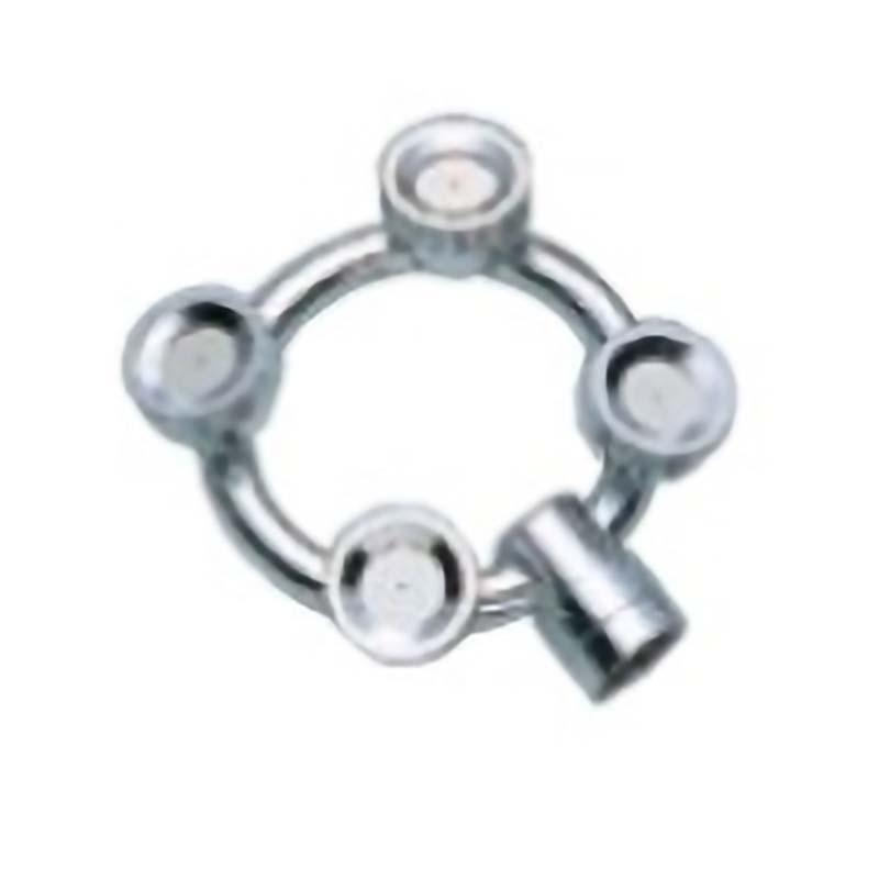 替板 環状 噴口 4頭口 G1/4 450088200 コーンタイプ ノズル 麻場 防J 代引不可 | 