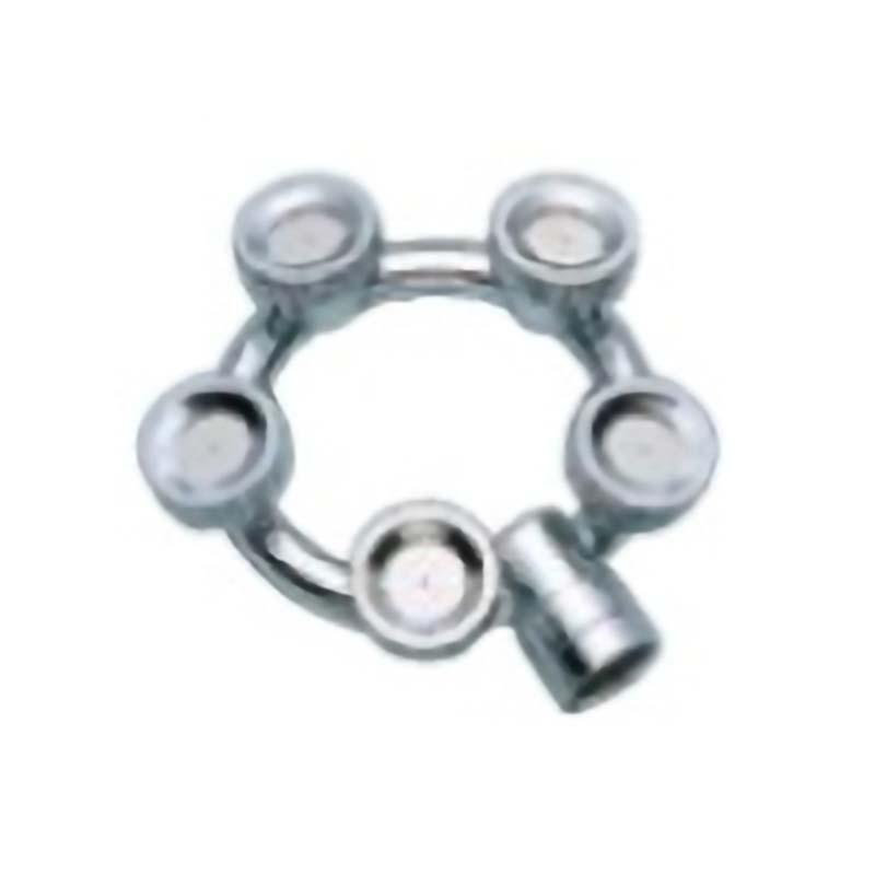 替板 環状 噴口 5頭口 小 G1/4 450088220 コーンタイプ ノズル 麻場 防J 代引不可 | 