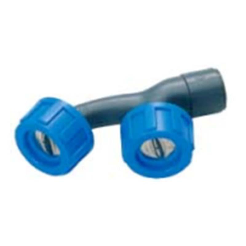 樹脂 広角 縦型 2頭口 WP-2D-4 G1/4 450021810 フラット 噴口 ノズル 麻場 防J 代引不可 | 