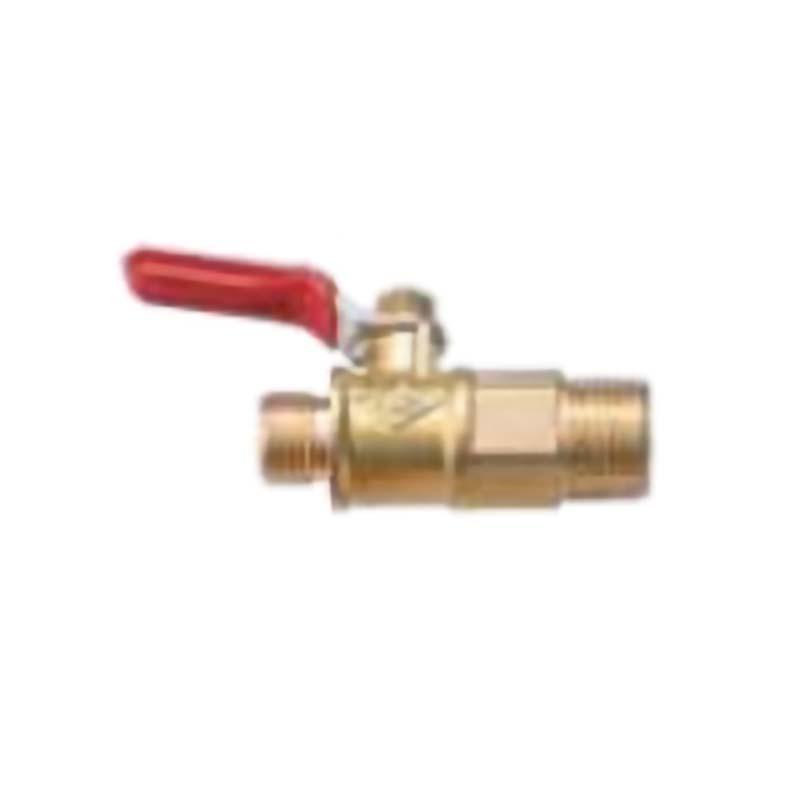 元用 ボールコック 6 オス×オス G1/4×R1/4 適用ホース径8.5mm 450094640 コック 麻場 防J 代引不可 | 