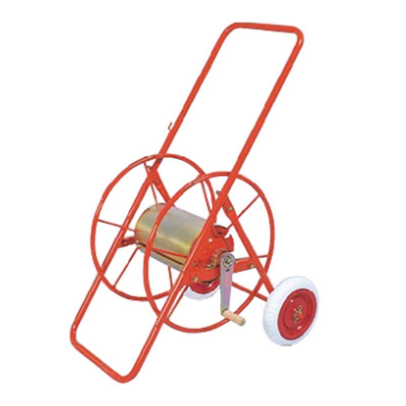 ホース巻取機 車輪付 G1/4 450031470 ホース 巻き取り機 散水 麻場 防J 代引不可 | 