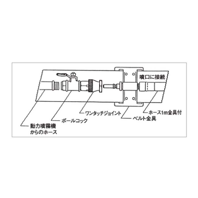 ホース受けベルト ASB G1/4 450033670 ホース ベルト 散水 麻場 防J 代引不可 |  | 01