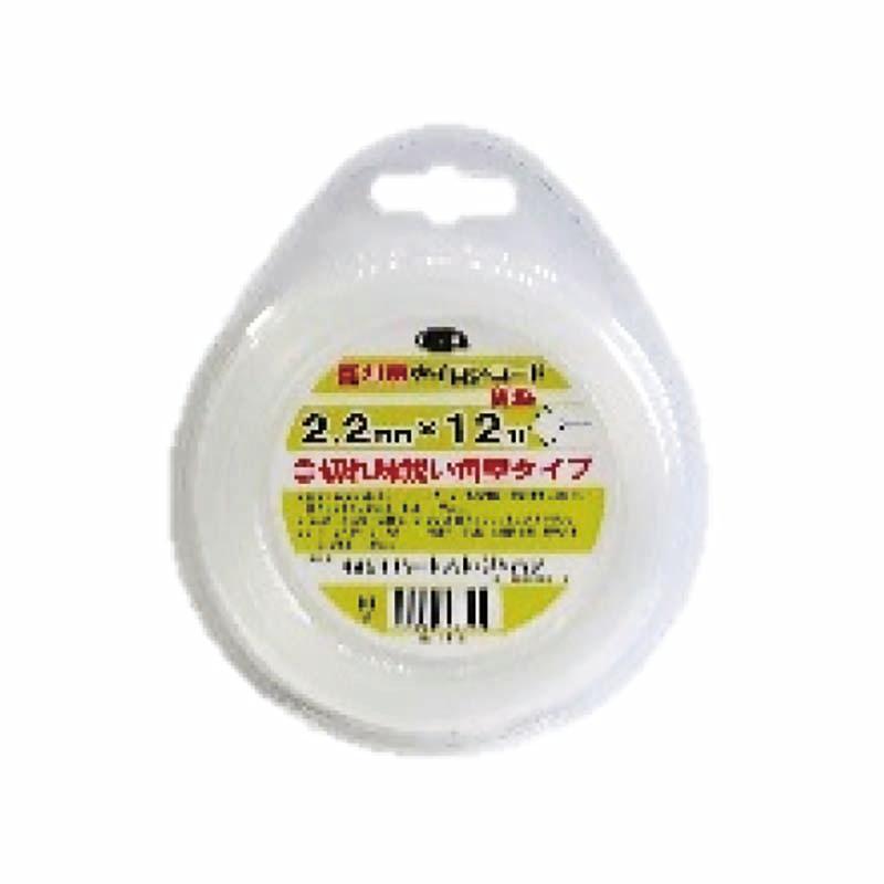 10個 HEART 草刈用 ナイロンコード 角型 2.2mm×12m ナイロン ハートフルジャパン 代引不可 | 