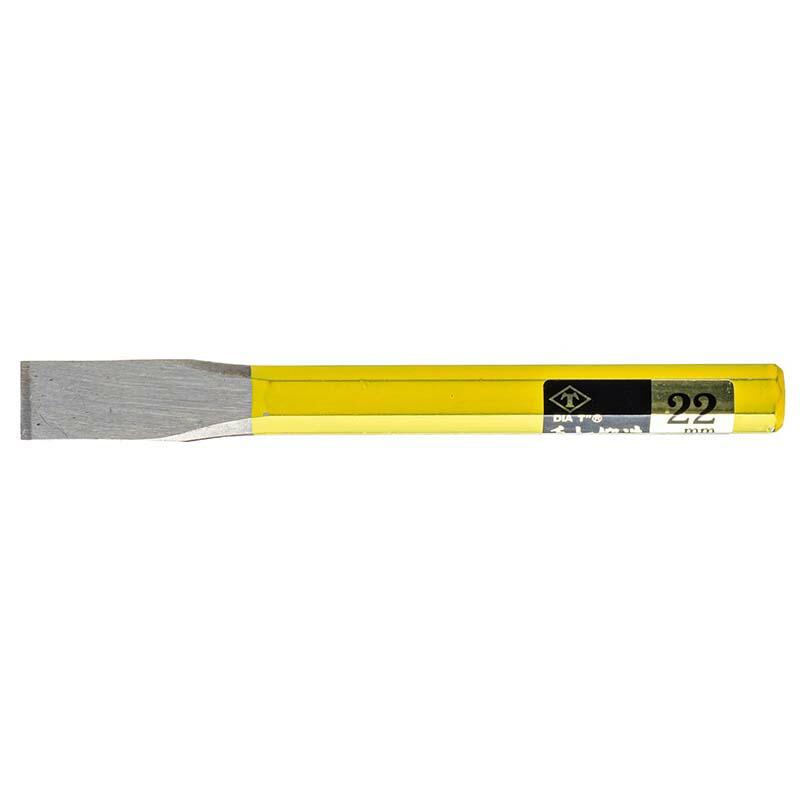 レインボー 平タガネ No.322-R 黄色 22×200mm タガネ 土木 工具 高芝ギムネ 三冨D | 