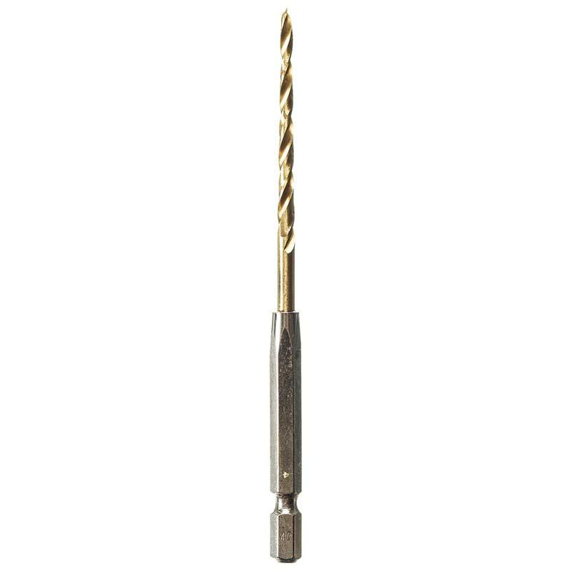 チタンコーティング 六角軸 下穴ドリル 4mm No.2128-40 穴あけ ドリル 高芝ギムネ 三冨D | 
