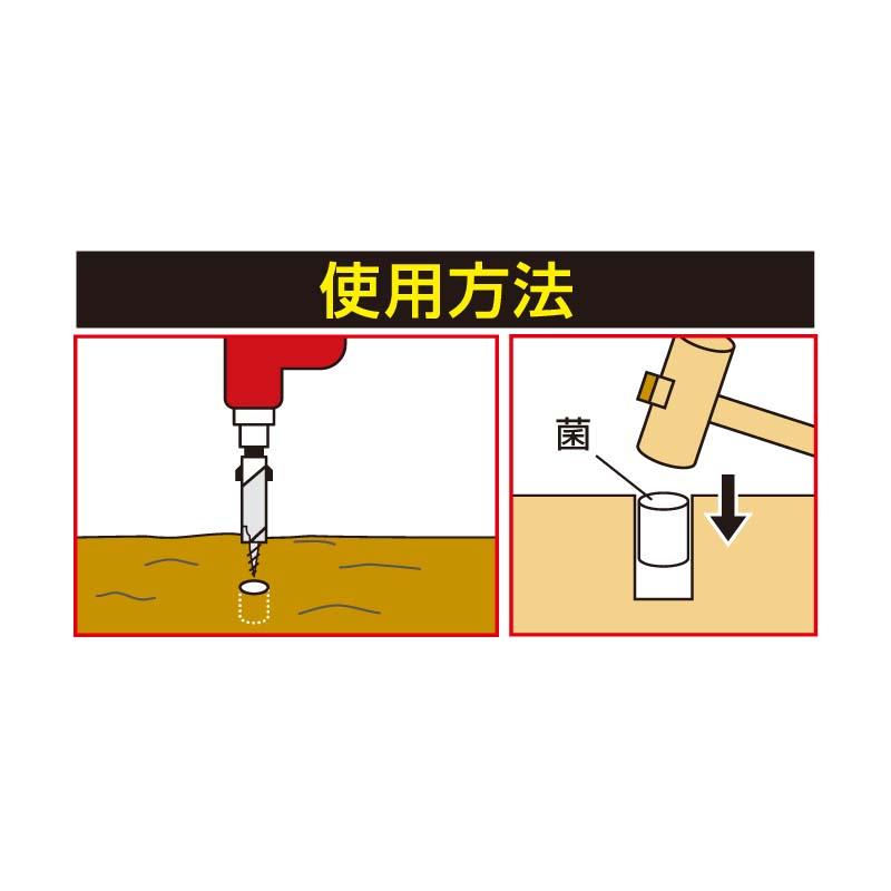 六角軸 しいたけビット 深穴 9.2mm用 No.2135-92 椎茸 穴あけ ドリル 高芝ギムネ 三冨D |  | 02