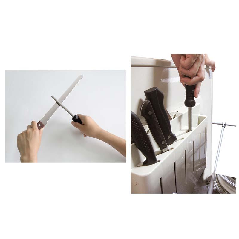 キッチン用 ダイヤモンドシャープナー カラフル フレッシュグリーン No.1125G やすり 刃研ぎ 龍宝丸 高芝ギムネ 三冨D |  | 02