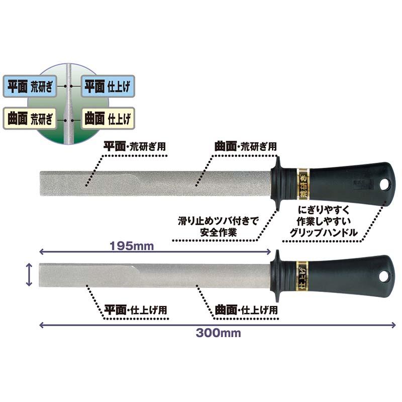 万能刃研ぎやすり No.1043 やすり 刃研ぎ 龍宝丸 高芝ギムネ 三冨D |  | 01