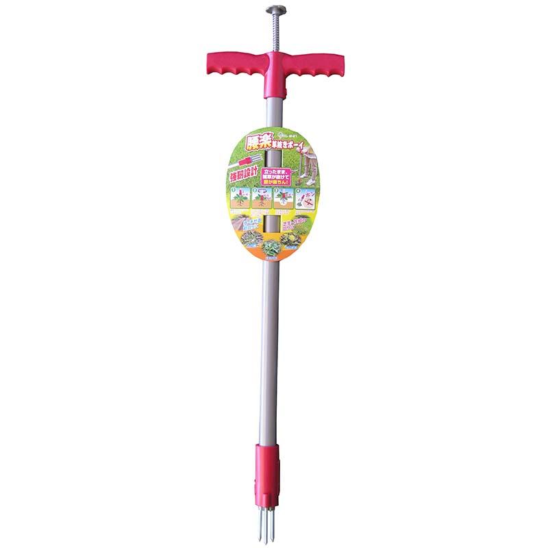 腰らく草抜きボーイ 全長93cm M-21 ミキロコス 草抜き 雑草対策 園芸 高芝ギムネ 三冨D | 