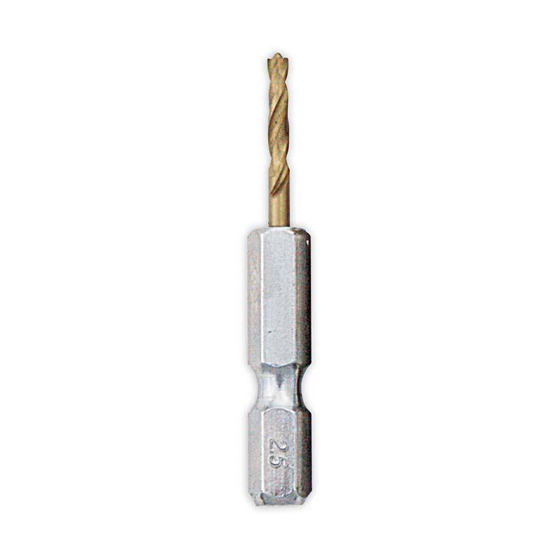瞬速鉄鋼ドリル ショートタイプ 2.5mm No.2309125 チタンコーティング ドリル 穴あけ 高芝ギムネ 三冨D | 