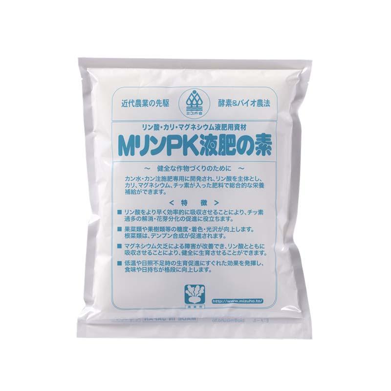 MリンPK 液肥の素 粉 2kg 液肥用リン酸肥料 肥料 チッ素4％ 水溶性リン酸30％ 水溶性カリ6％ 水溶性マグネシウム5％ 農業 農業用品 農業資材 ミズホ 丸T DZ | 
