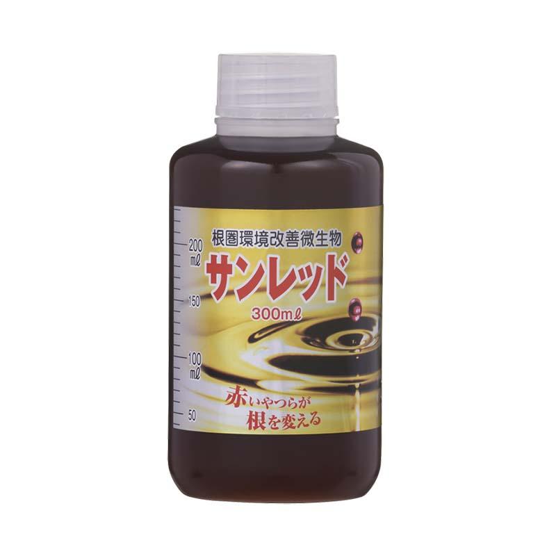 サンレッド 液 300ml 発根促進資材 冷水田・冷温障害・ガス湧き予防 肥料 農業 ミズホ 丸TD | 