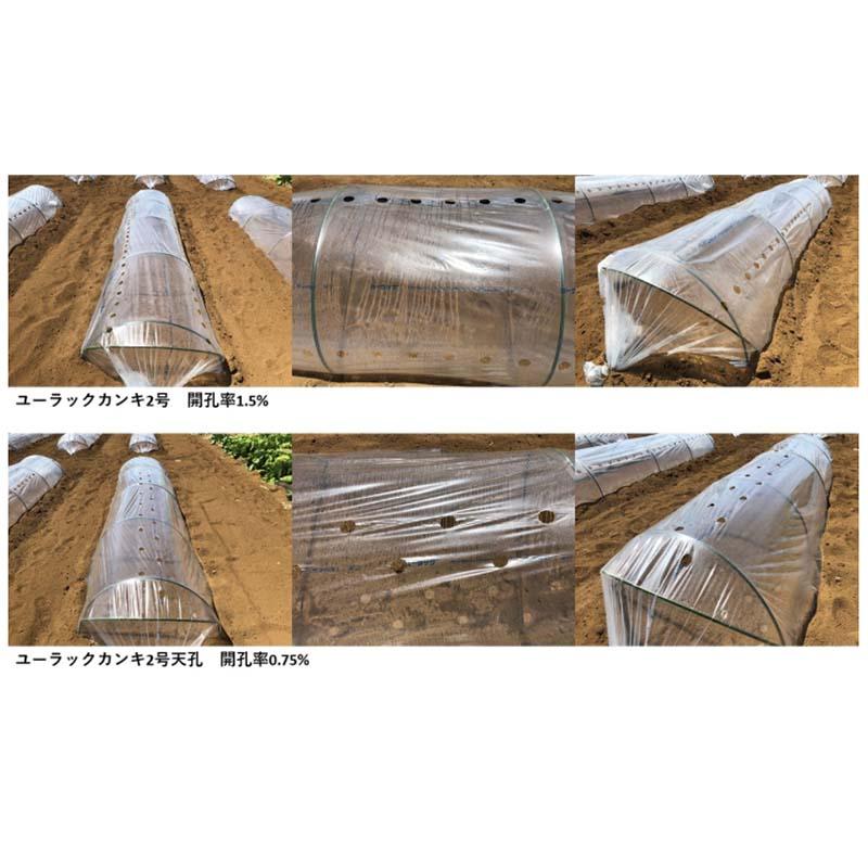 2本 農POフィルム ユーラックカンキ 2号 UK50A 185cm×100m
